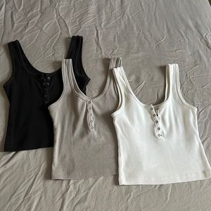 Abercrombie & fitch 3 set tank tops
